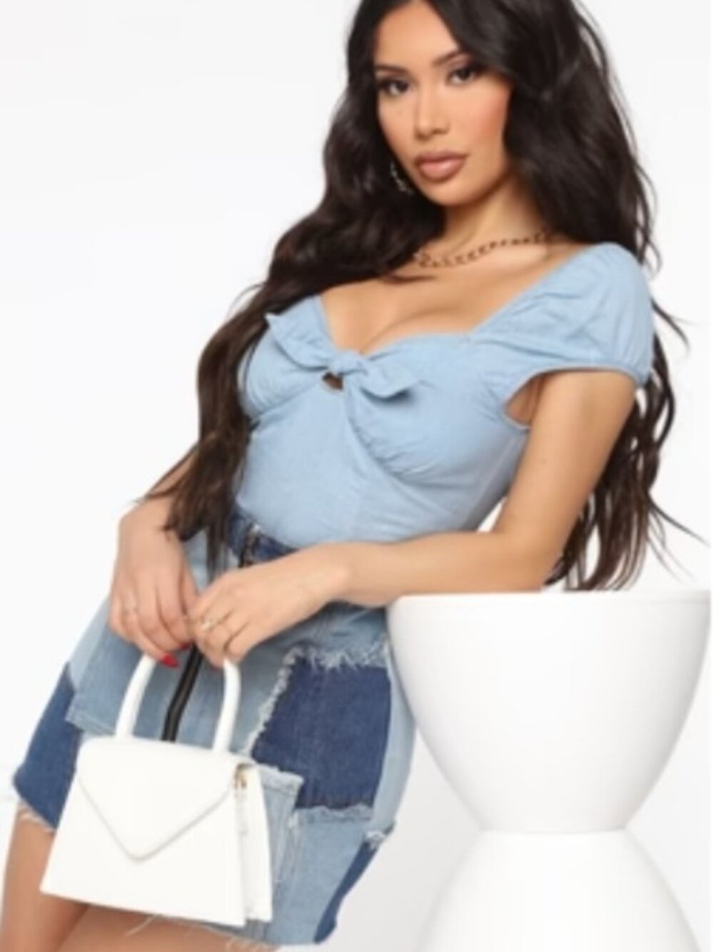 White tote bag with removable straps 🤍✨️💫
